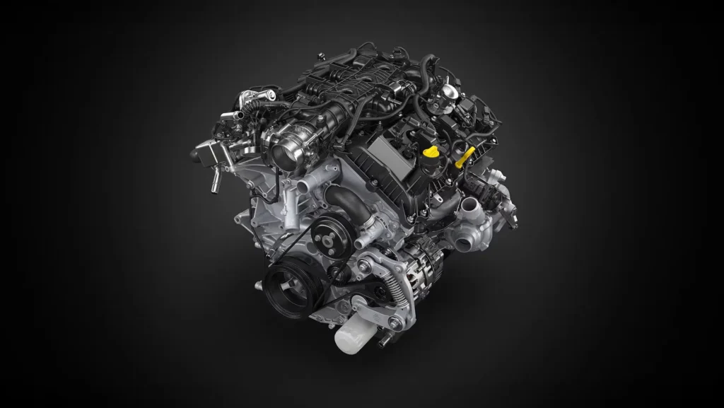 2025 Ford F-150 Lobo engine with turbocharged performance and modern design for durability and power.
