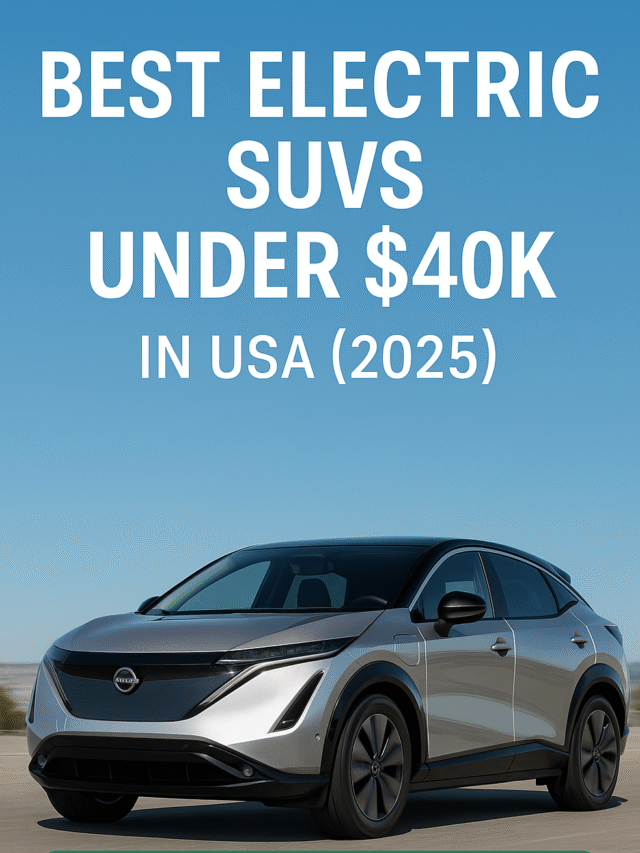 Best Electric SUVs Under $40K in USA (2025)