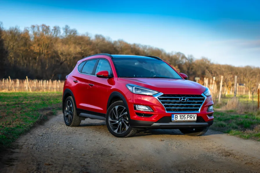 Hyundai SUV parked outside for Hyundai Recall July 2025 free inspection