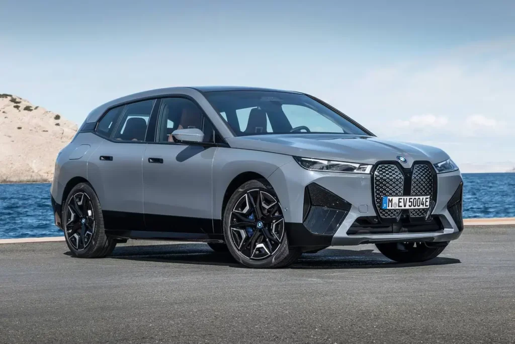 Front view of 2025 BMW iX electric SUV – Best SUVs in USA 2025